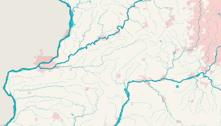 Map of IL Waterways by Stahler stream order